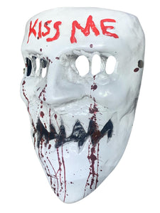 Mascara La Purga Disfraz Halloween Cosplay Kiss Me God Skull Face