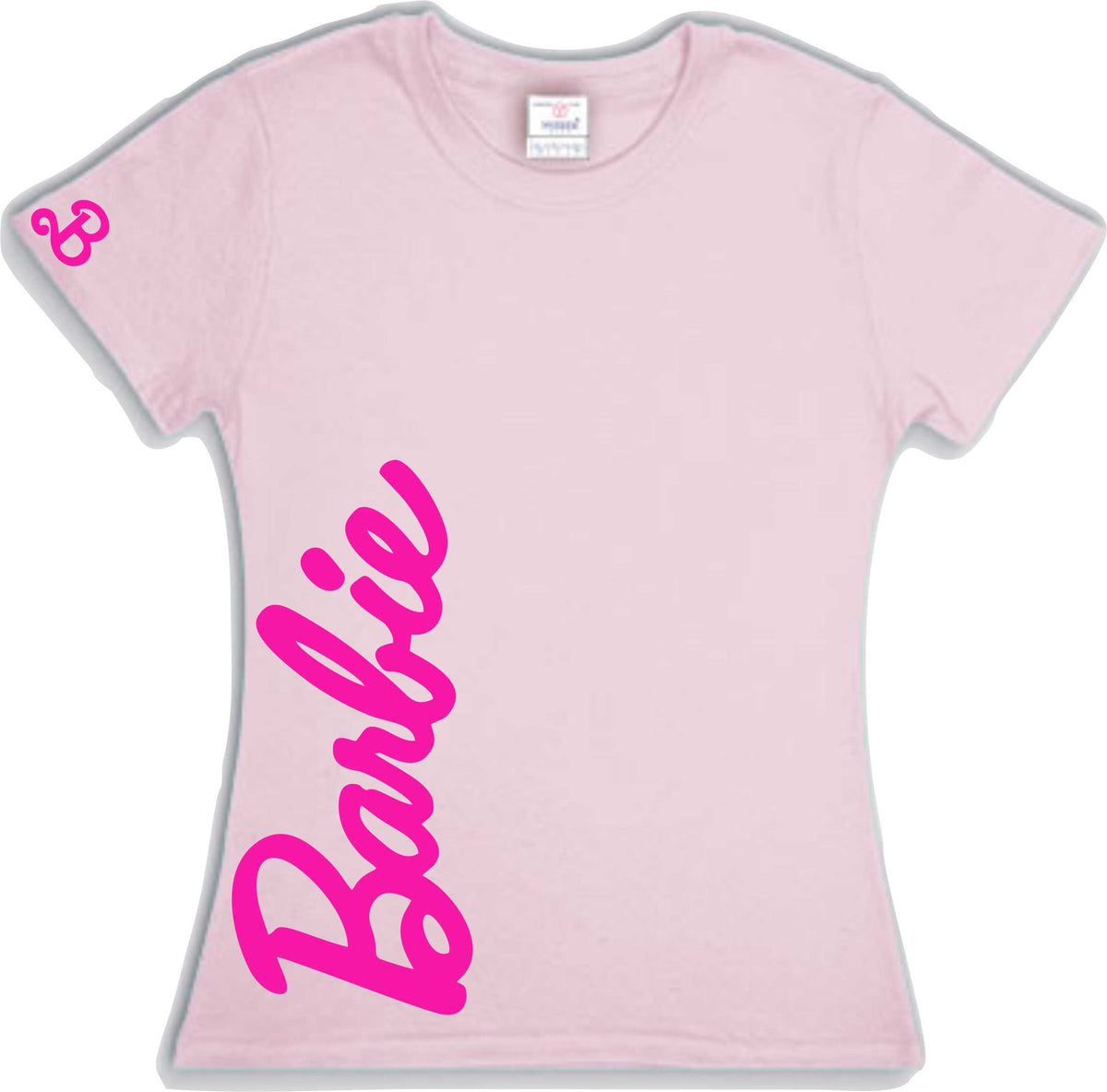 Playera Barbie Vertical manga corta Dama / Caballero / Infantil
