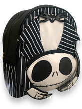 Cargar imagen en el visor de la galería, Bolso Jack Skellington tipo mochila bordada mini back pack bolsa nacional
