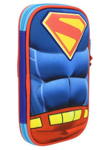 Cargar imagen en el visor de la galería, Superman Hero Armor 2025 Estuchera Escolar 3D
