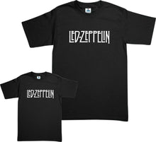 Cargar imagen en el visor de la galería, Set Led Zeppelin 2 Playeras Papá e Hijo Día del Padre Familia Evento Dúo Rock Manga Corta
