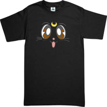 Cargar imagen en el visor de la galería, Playera Artemis o Luna Gato Sailor Dama / Caballero o Infantil Cosplay Fiesta Evento
