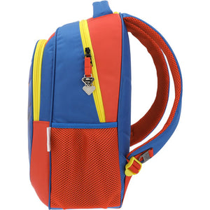 Superman Set Mochila Escolar y lapicera con capa Dc Comics Set Con 2 piezas Azul/Rojo
