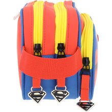 Cargar imagen en el visor de la galería, Superman Set Mochila Escolar y lapicera con capa Dc Comics Set Con 2 piezas Azul/Rojo
