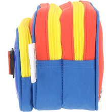 Cargar imagen en el visor de la galería, Superman Set Mochila Escolar y lapicera con capa Dc Comics Set Con 2 piezas Azul/Rojo
