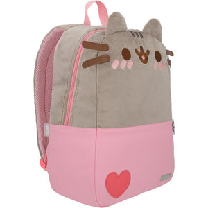Pusheen  Mochila Escolar Back Pack Gris/Rosa