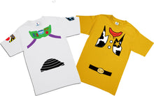 Cargar imagen en el visor de la galería, Set Buzz Y Woody 2 Playeras Toy Story Pareja Familia Evento
