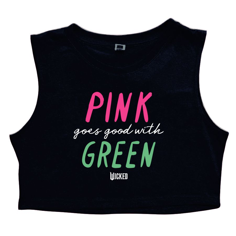 Pink goes good with green Ombliguera Dama