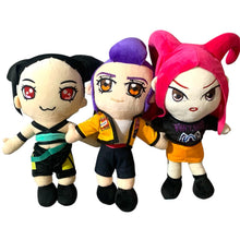 Cargar imagen en el visor de la galería, Set Demon Hunters 3 Peluches Rumi, Zoey, Mira importado 30 cms M3
