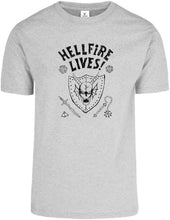 Cargar imagen en el visor de la galería, Playera Hellfire Lives Stranger Things 5 corte caballero, Dama, Infantil o juvenil
