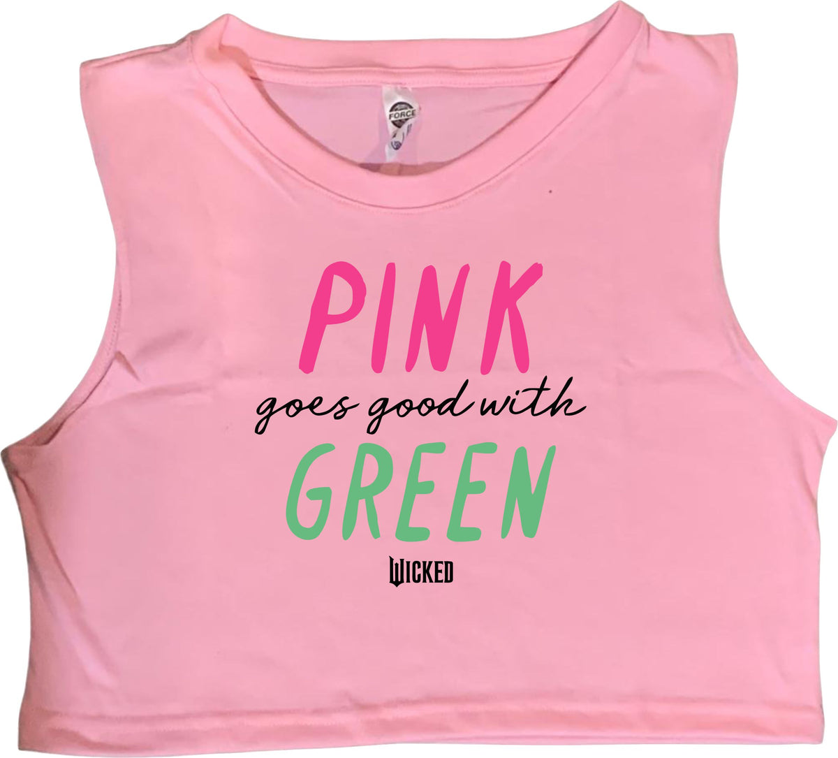 Pink goes good with green Ombliguera Dama