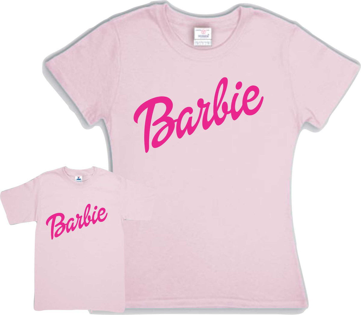 Set Barbie 2 Playeras Fiesta Dia de las Madres Mamá e hija Familia Evento Duo Mamá e Hija Cosplay Evento