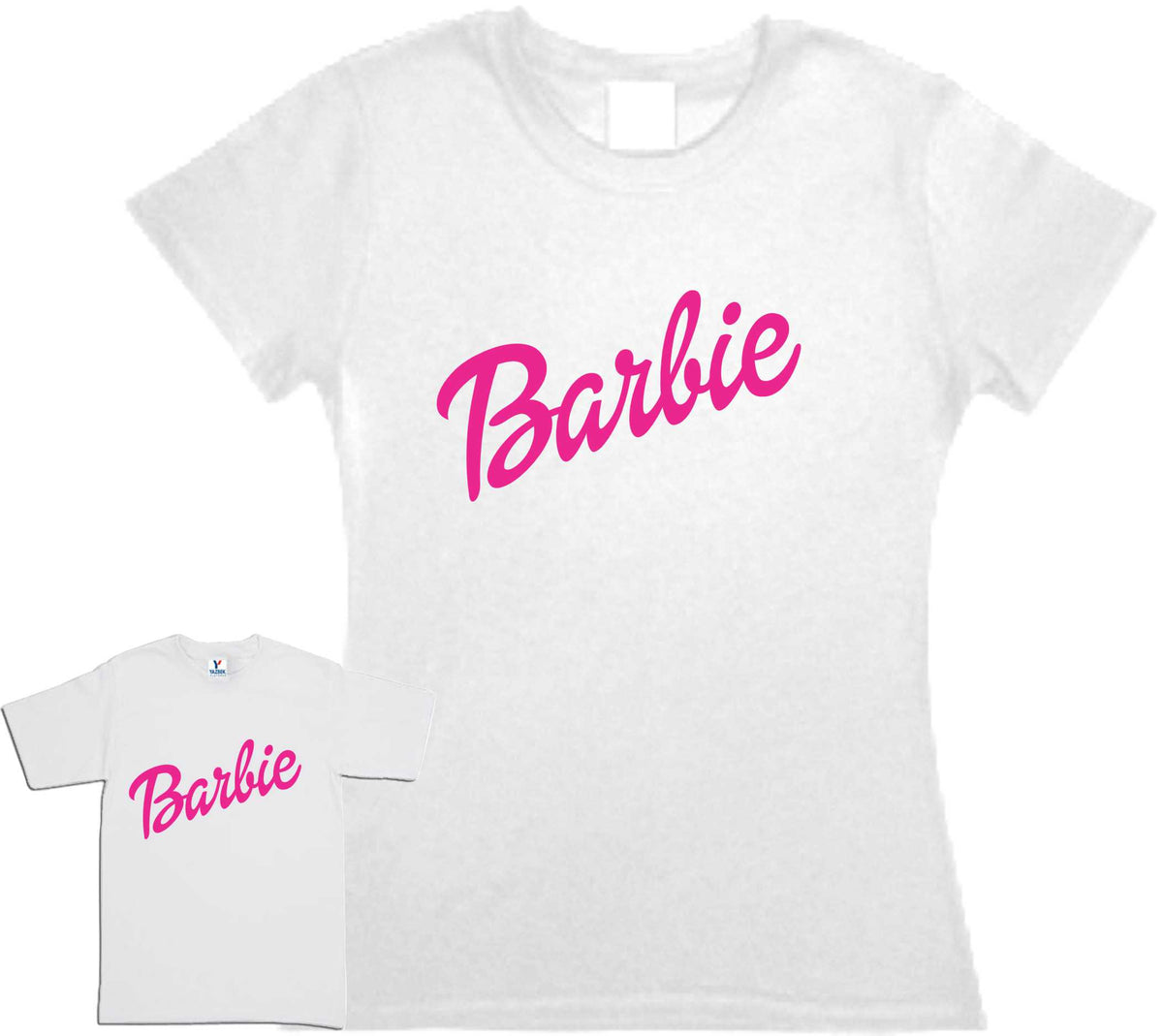Set Barbie 2 Playeras Fiesta Dia de las Madres Mamá e hija Familia Evento Duo Mamá e Hija Cosplay Evento