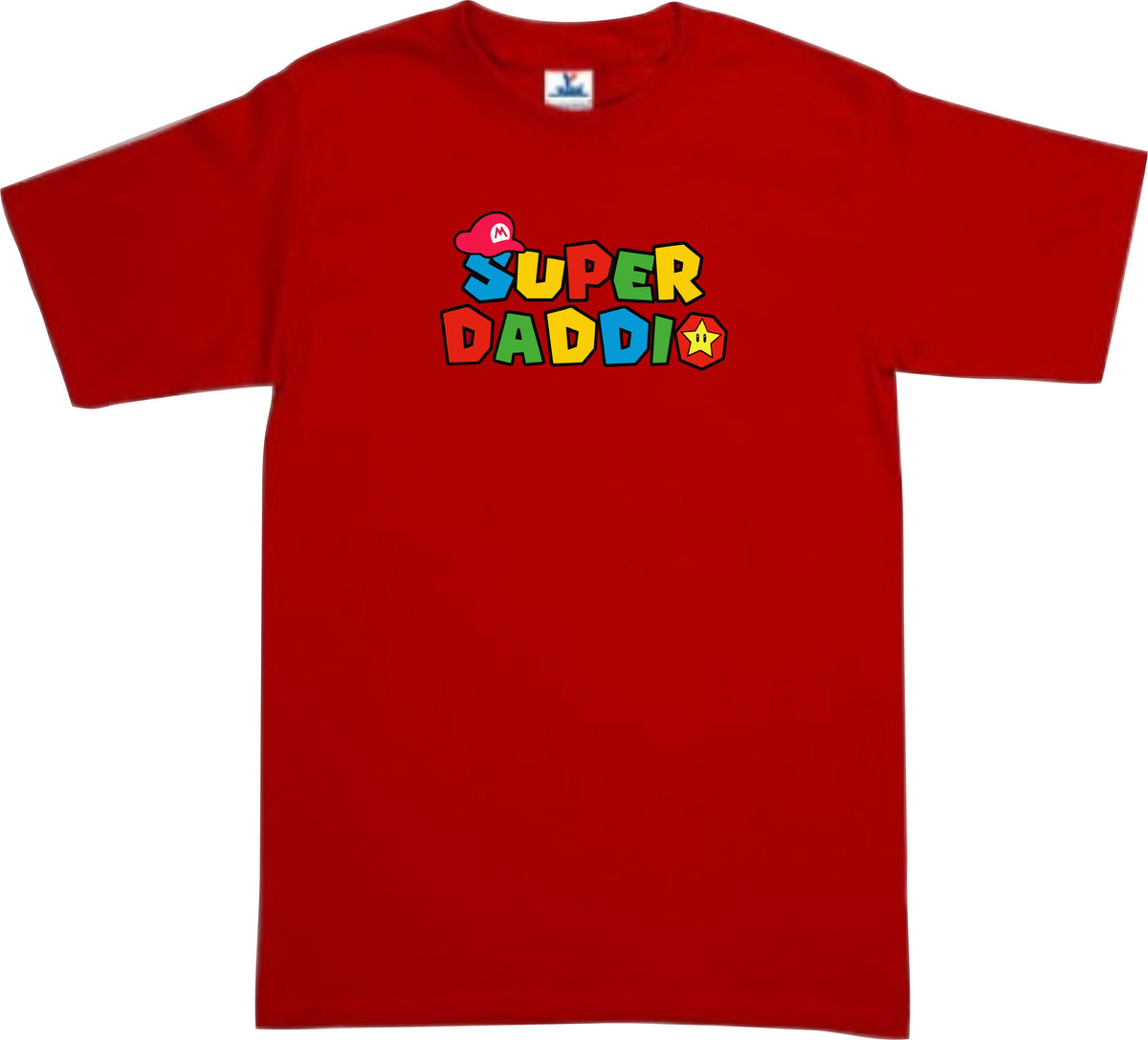 playera Super Dadddio Padre papa Dia del Padre Familia Evento Duo Papá e Hijo Mario