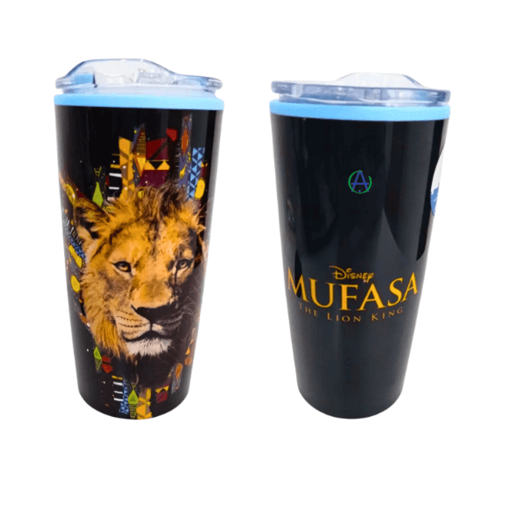 Mufasa Termo El Rey Leon  doble pared con Tapa capacidad 500 ml The Lion King