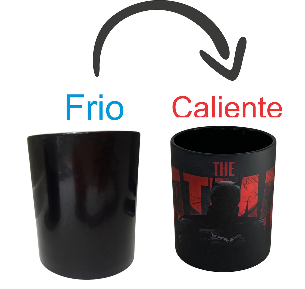 The Batman Taza Magica Termica Tarro MD2