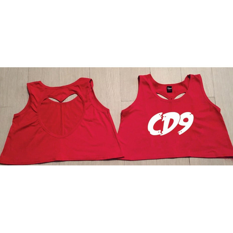 Cd9 Crop Top Espalda Corazon