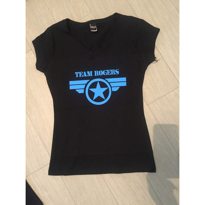 Playera Civil War Team Rogers Capitan America