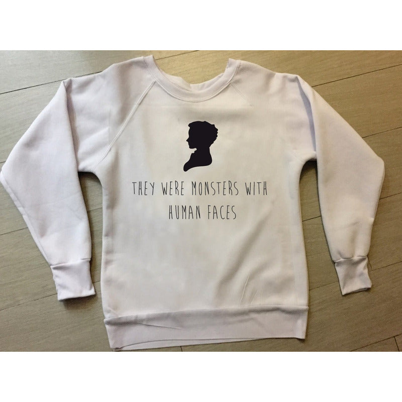 Miss Peregrine Sudadera Cuello Redondo Blanca