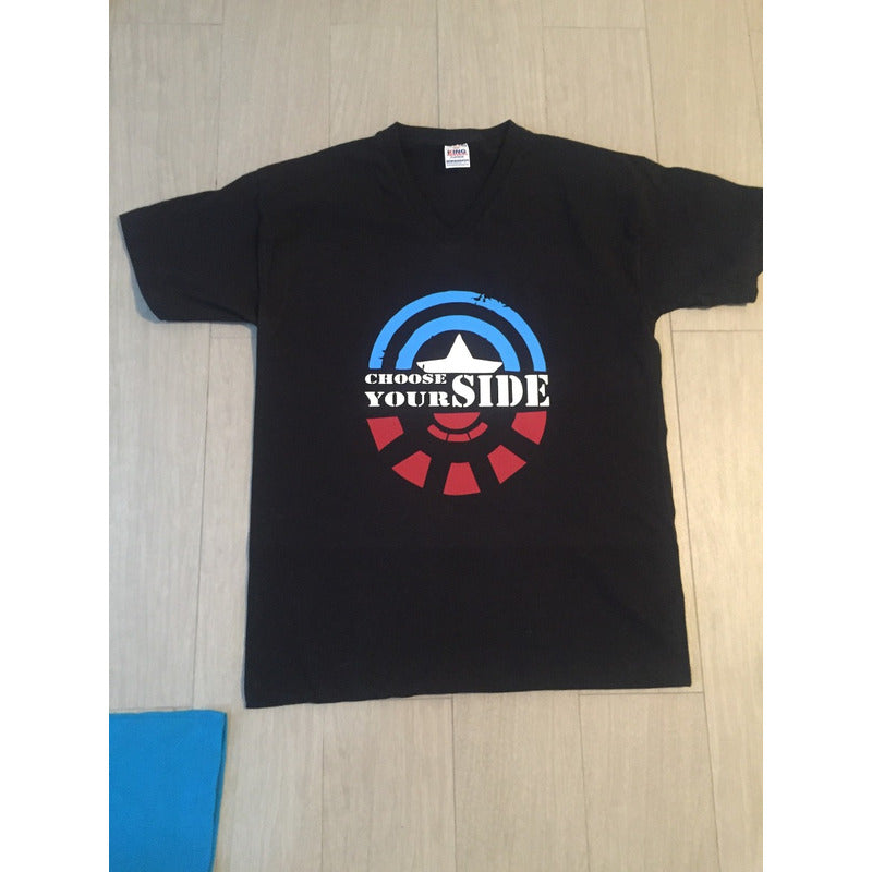Pkt 4 Playeras Civil War Capitan America Ironman