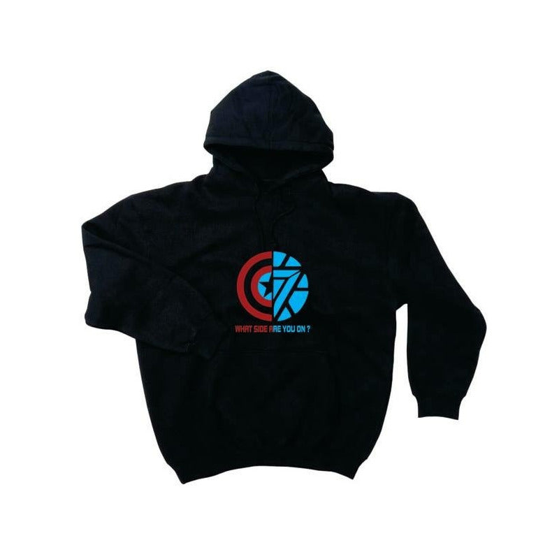 Civil War Sudadera Con Gorro Ironman Capitan America