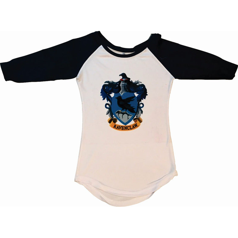 Hogwarts Playera Gryffindor Ravenclaw Slytherin Hufflepuff
