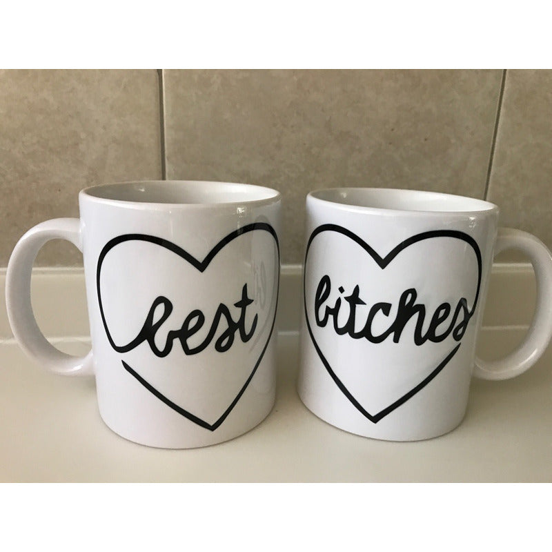 Pkt Best Bitches 2 Tazas Amistad