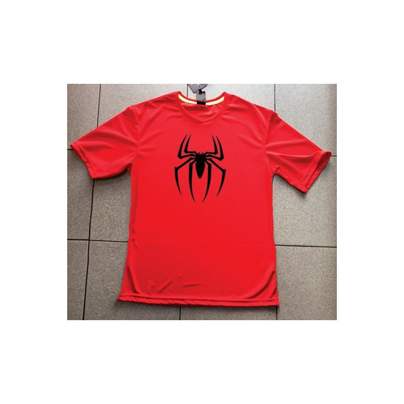 Playera Spiderman Hombre Araña Dry Fit Gym