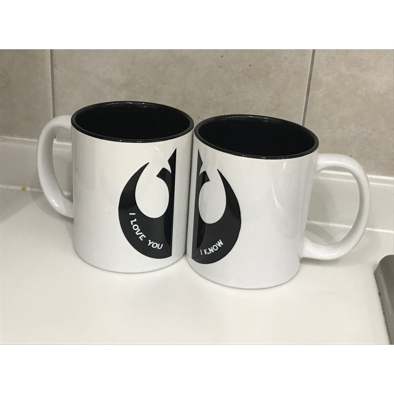 Star Wars Pkt Pareja San Valentin Set 2 Tazas Novios Rebels
