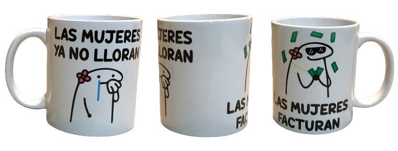 Taza Las mujeres ya no lloran las mujeres facturan Flork Shakira BZRP