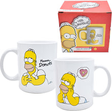 Cargar imagen en el visor de la galería, Los Simpsons Tarro De Cerámica Con Caja De Regalo Homero 480 ml

