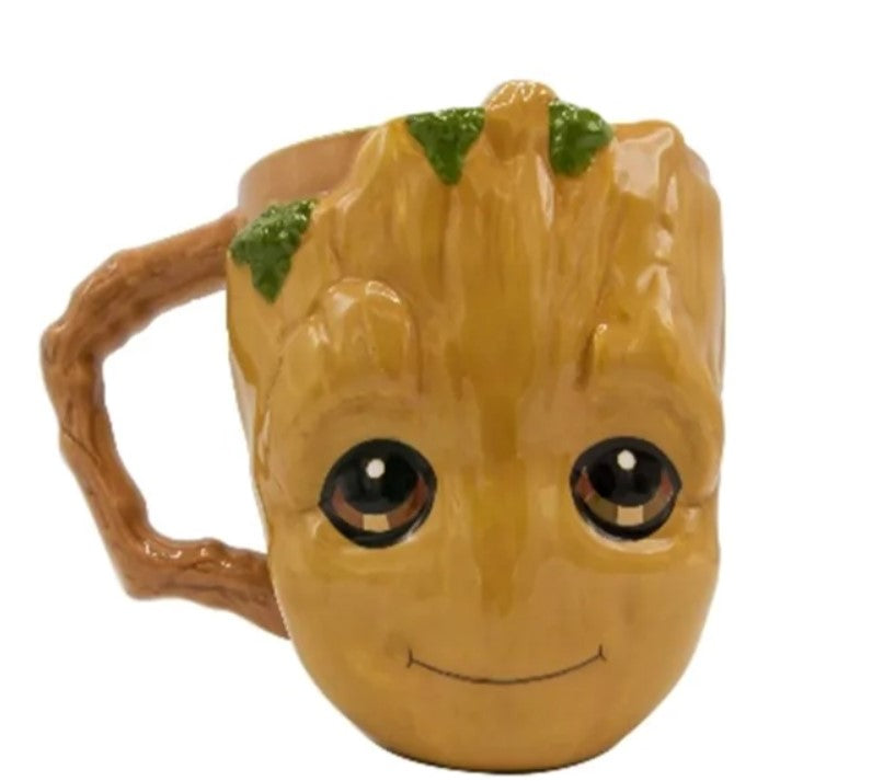 Groot Tarro De Ceramica 3D: Guardianes De La Galaxia 591 ml