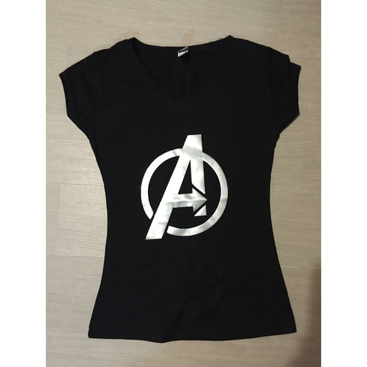 Playera Avengers / Shield Corte Dama