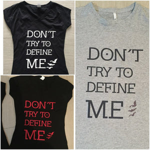 Divergente Playeras Don´t Try To Define Me Leal
