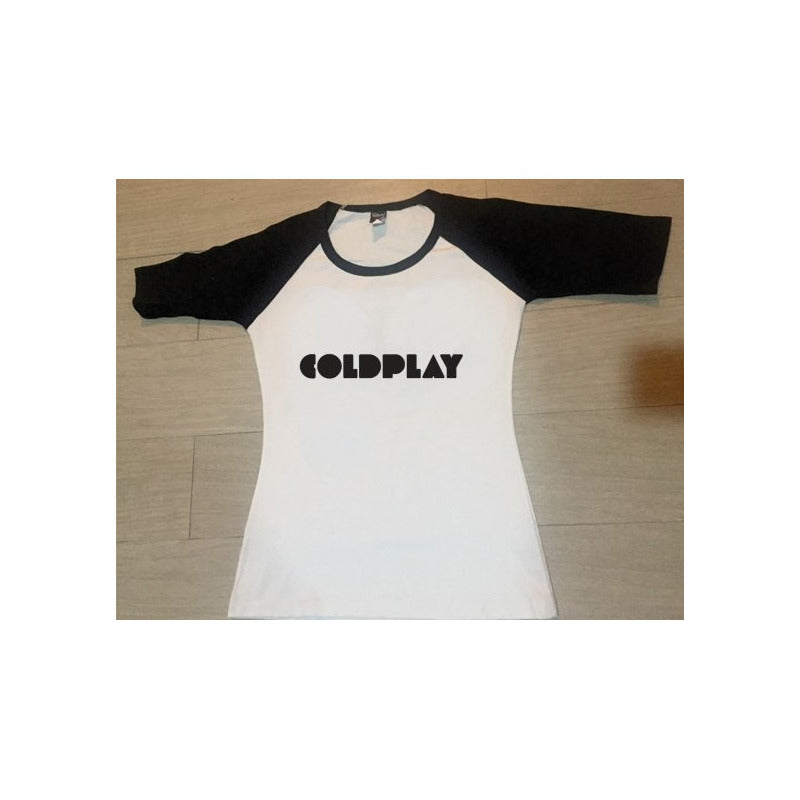 Playeras Coldplay Dama / Caballero Manga 3/4