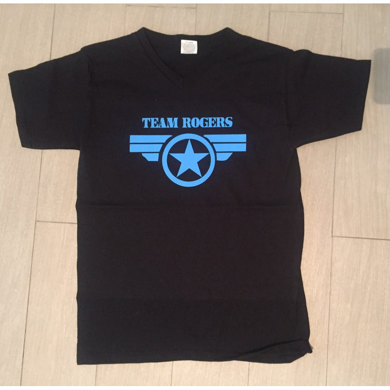 Playera Civil War Team Rogers Capitan America