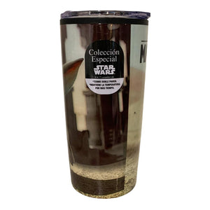 Baby Yoda Vaso Termo Doble Capa Acero Inoxidable 450 Ml Grogu The Child Mandalorian Star Wars