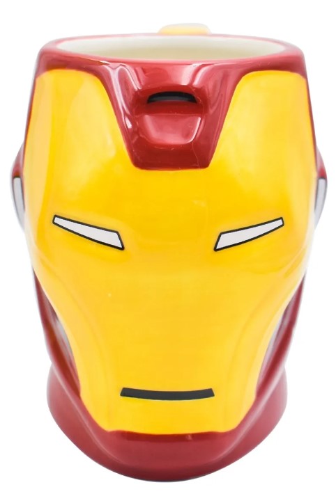 Taza Iron Man Café Disney Marvel Cerámica 3D 369ml