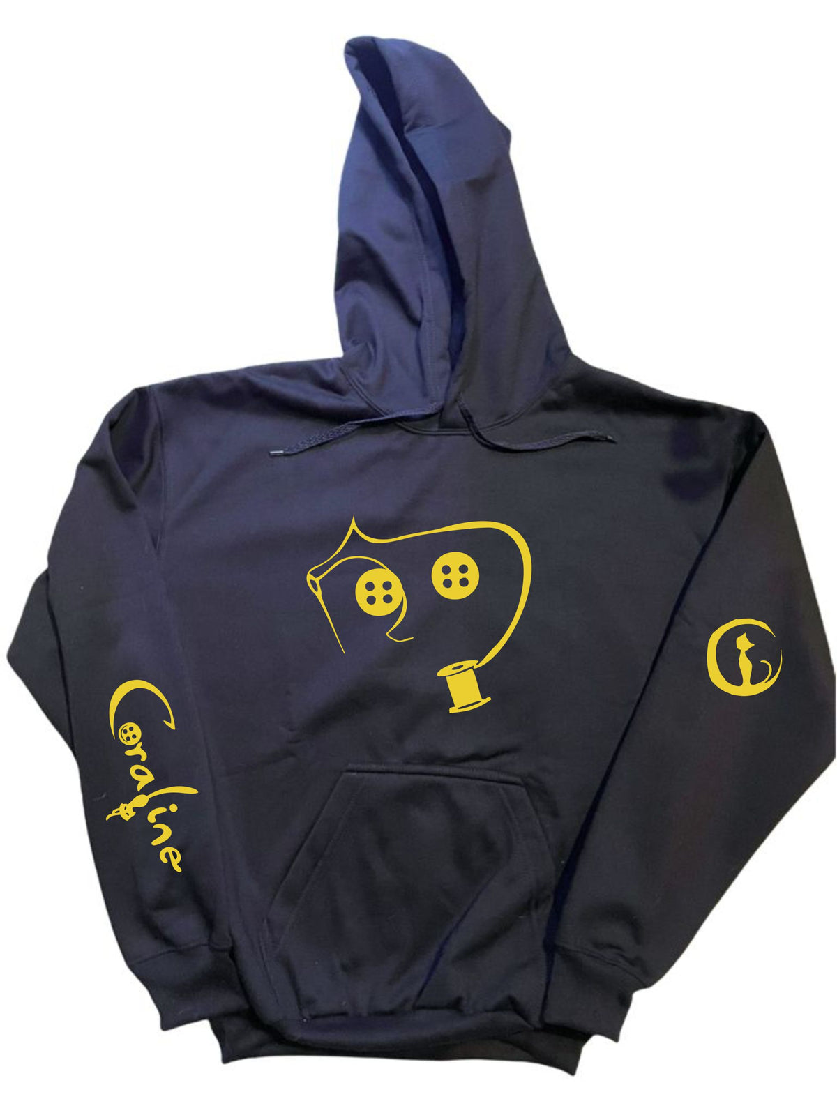 Sudadera Coraline Adulto/Infantil con Gorro Hoodie MD2