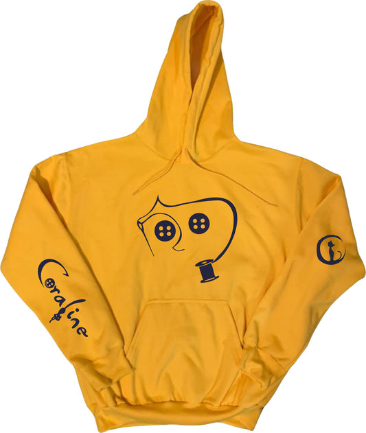 Sudadera Coraline Adulto/Infantil con Gorro Hoodie MD2