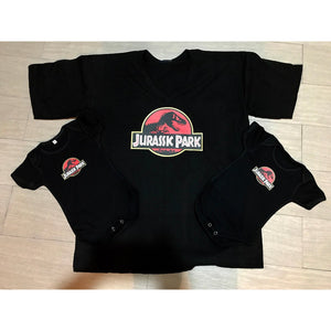 Pkt 2 Pañaleros & 2 Playeras De Jurassic Park