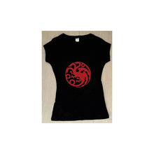 Cargar imagen en el visor de la galería, Playera Casa Targaryen Game Of Thrones Dama Juego De Tronos
