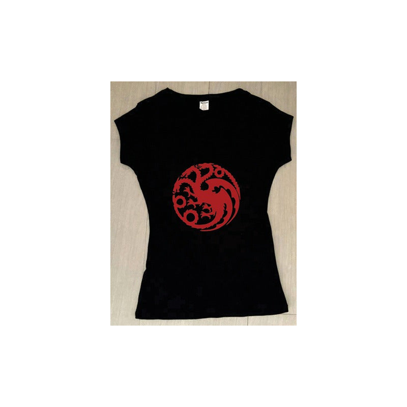 Playera Casa Targaryen Game Of Thrones Dama Juego De Tronos