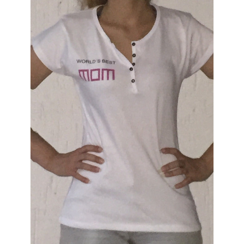 Pkt Playera Y Taza Best Mom Dia De Las Madres Personalizada