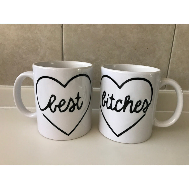 Pkt Best Bitches 2 Tazas Amistad
