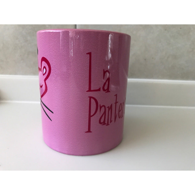 Taza Panetra Rosa Pink Panther Fondo