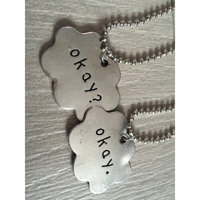 Set Collares Pareja Bajo La Misma Estrella Okay Okay Novios