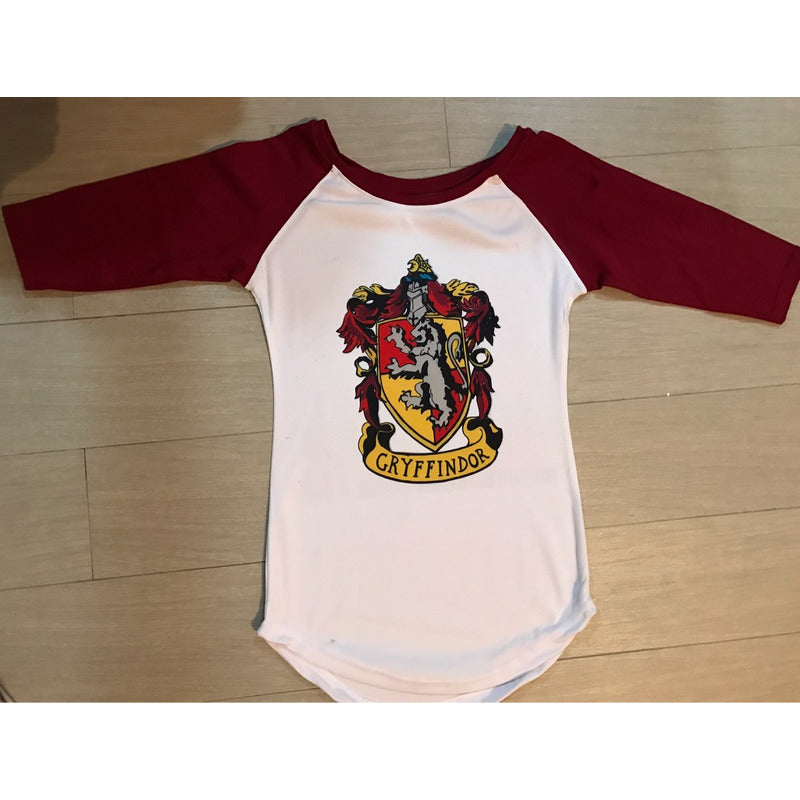 Hogwarts Playera Gryffindor Ravenclaw Slytherin Hufflepuff