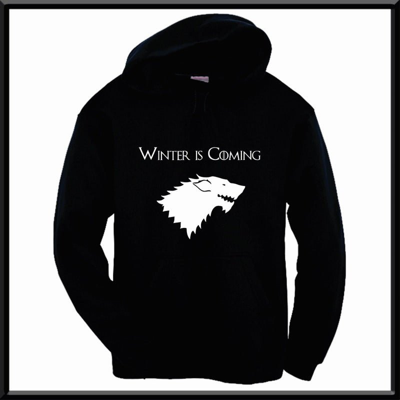 Sudadera Casa Stark Game Of Thrones Negro Juego De Tronos