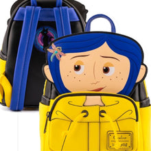 Cargar imagen en el visor de la galería, Loungefly Mini Backpack Coraline Impermeable
